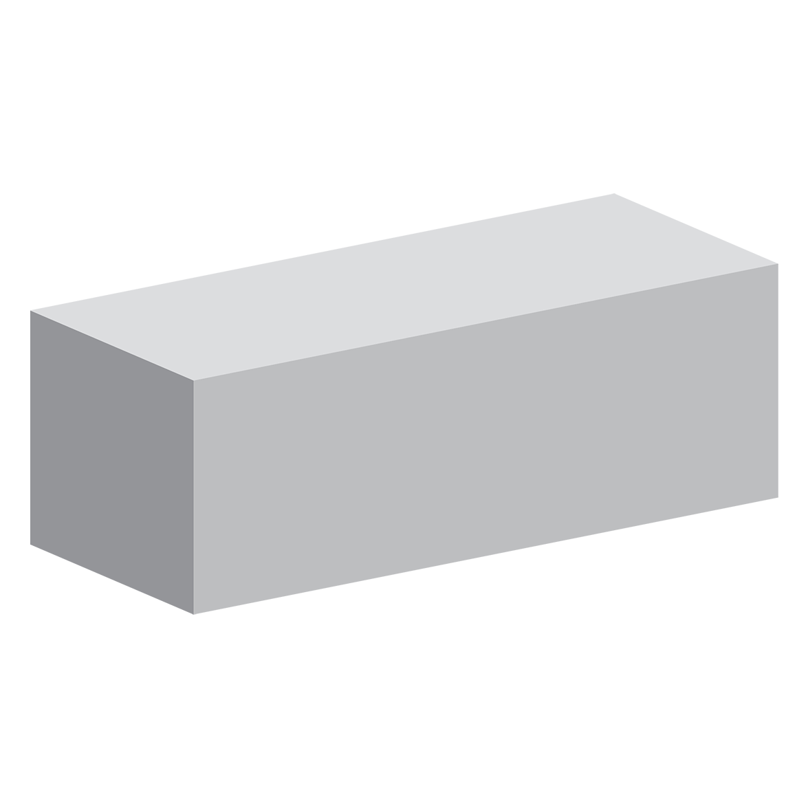 myers split block 900 x 600 x 600mm flat top