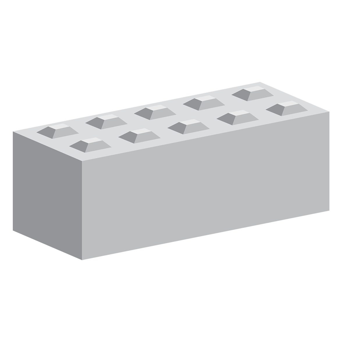 myers split block 900 x 600 x 600mm flat top